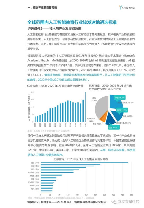 2021全球人工智能教育落地应用研究报告 教育项目与科研文献的研究与开发